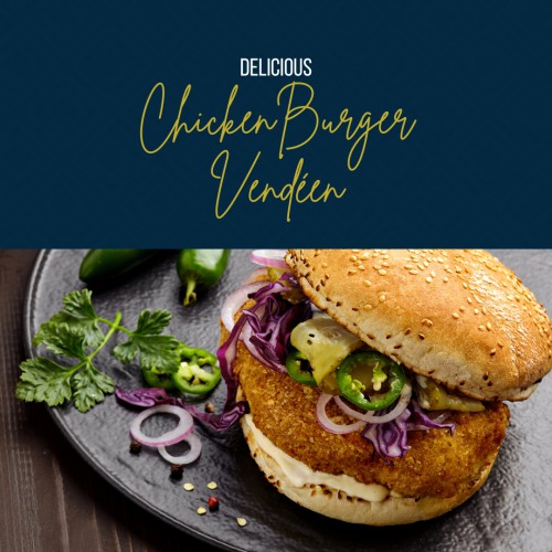 chicken burger vendéen